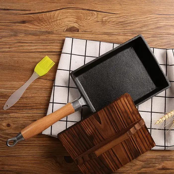 Couvercle de casserole en bois Cuisine japonaise Cuisson anti-éclaboussures Couvercle de casserole ergonomique Poignée ergonomique Tamagoyaki Crêpière Couvercle de casserole