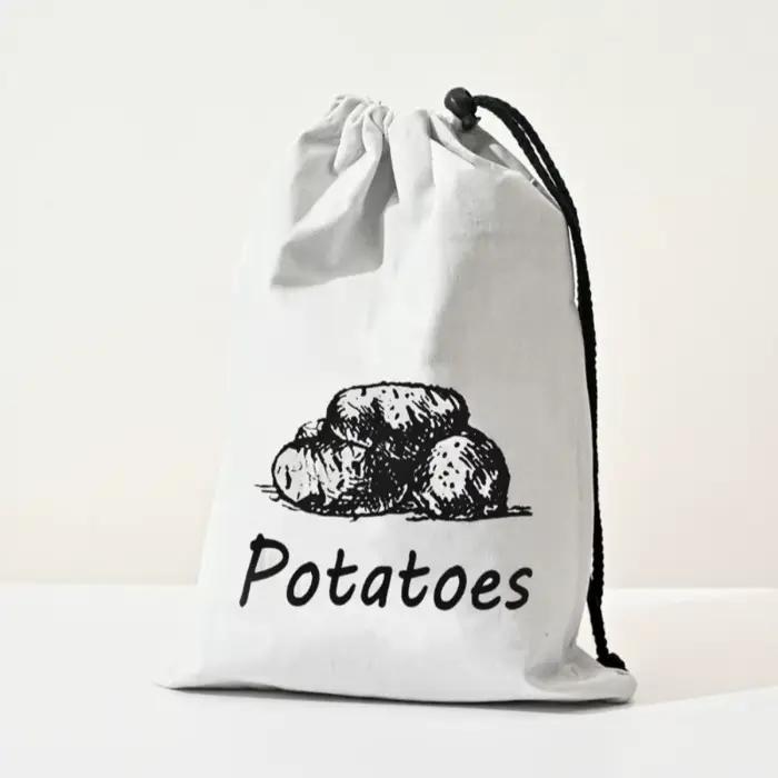 Sac de rangement durable et réutilisable pour oignons et pommes de terre