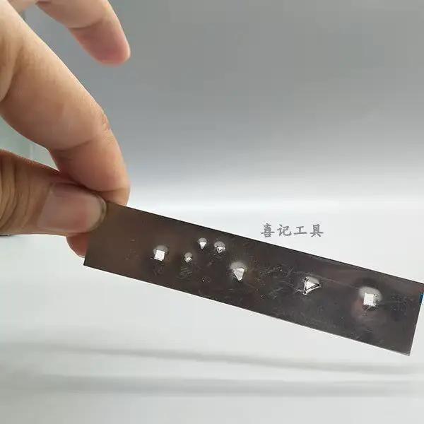 Outil à découper creux avec ouvertures de 1, 2, 3, 4 mm