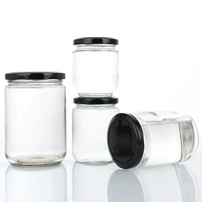1 pièce avec couvercles hermétiques noirs