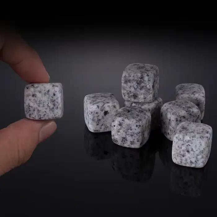 Pierres glacées réutilisables pour whisky en cristal élégantes pour dégustation de vin, café et boissons fraîches occasions spéciales et cadeaux festifs