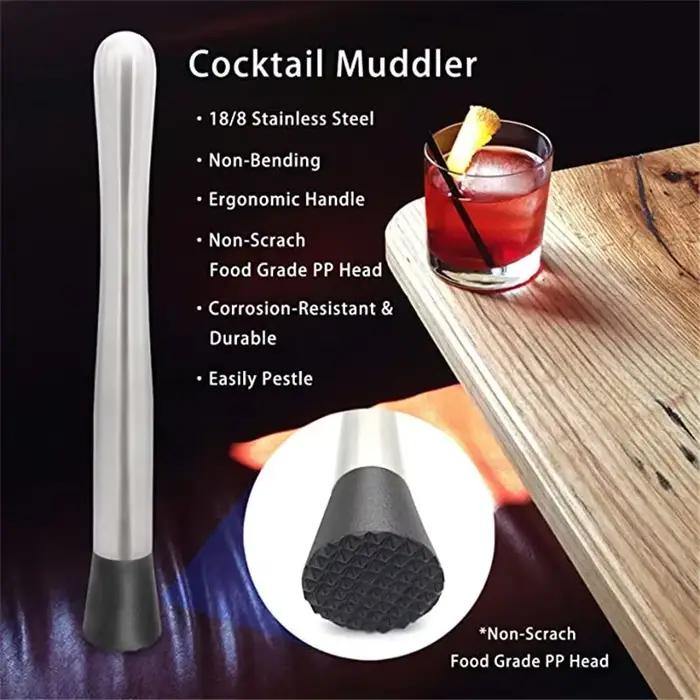 Muddler à Cocktail et cuillère à mélanger