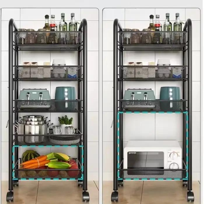 Étagère de rangement multicouche pour la cuisine