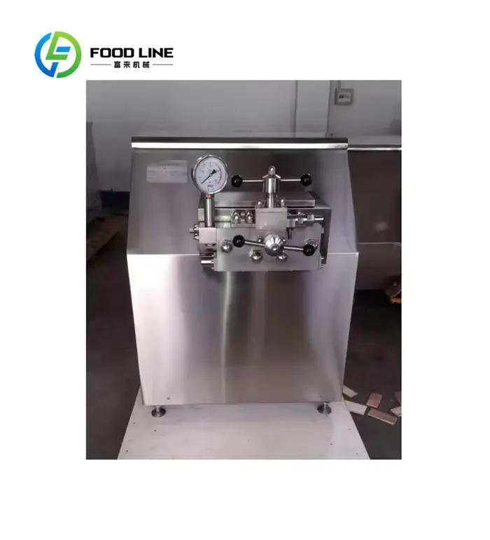 Homogénéisateur industriel personnalisé pour purée de fruits, miel, jus, lait, crème glacée