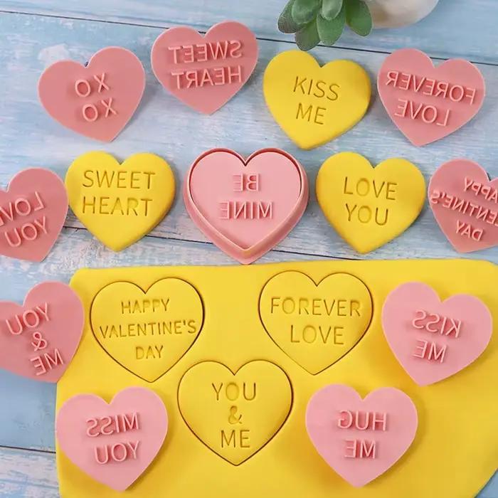 Emporte-pièces en forme de cœur pour la saint-valentin