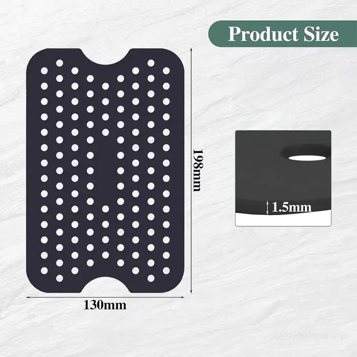 Moule de friteuse à Air pour Ninja AF400EU, double Zone et autres coussins de panier de friteuse à Air en Silicone antiadhésif, accessoires de friteuse à Air sans BPA