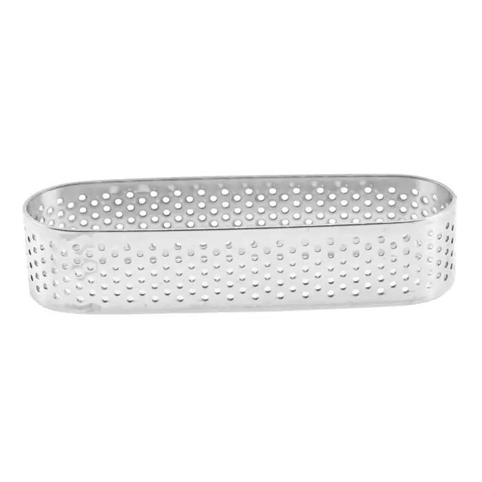 ABUN-30Pcs moules à tartelettes ovales Dessert français Mousse tarte aux fruits anneau de tarte Quiche moule à gâteau