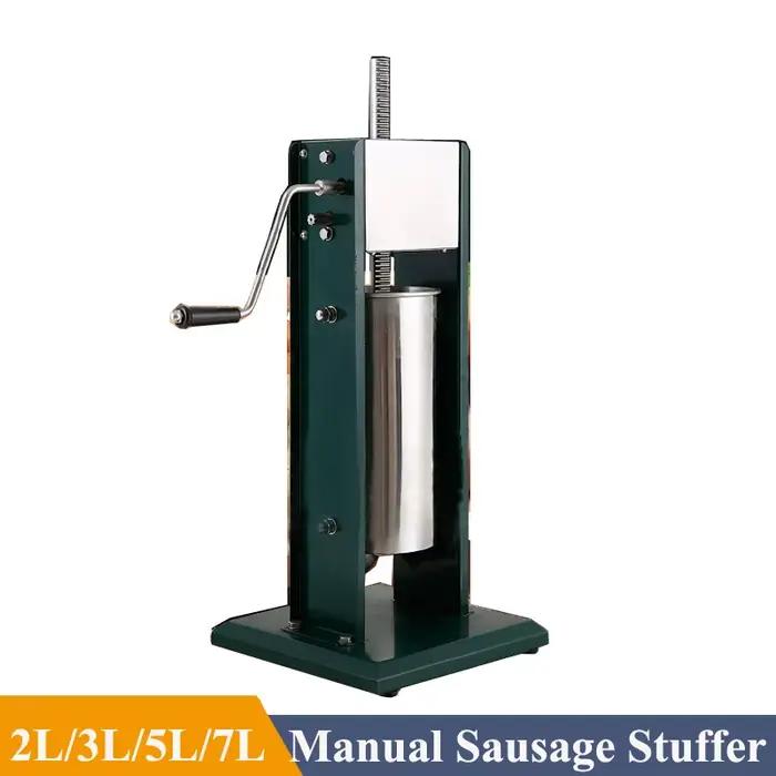Seringue Manuelle Verticale pour Remplissage de Saucisses et Peinture Verticale en Argent Sterling Couleur Mixte Occasions Spéciales Cuisines Créatives