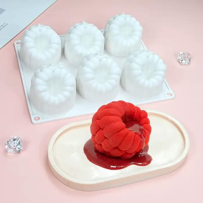 Moule en forme de framboise en Silicone de qualité alimentaire