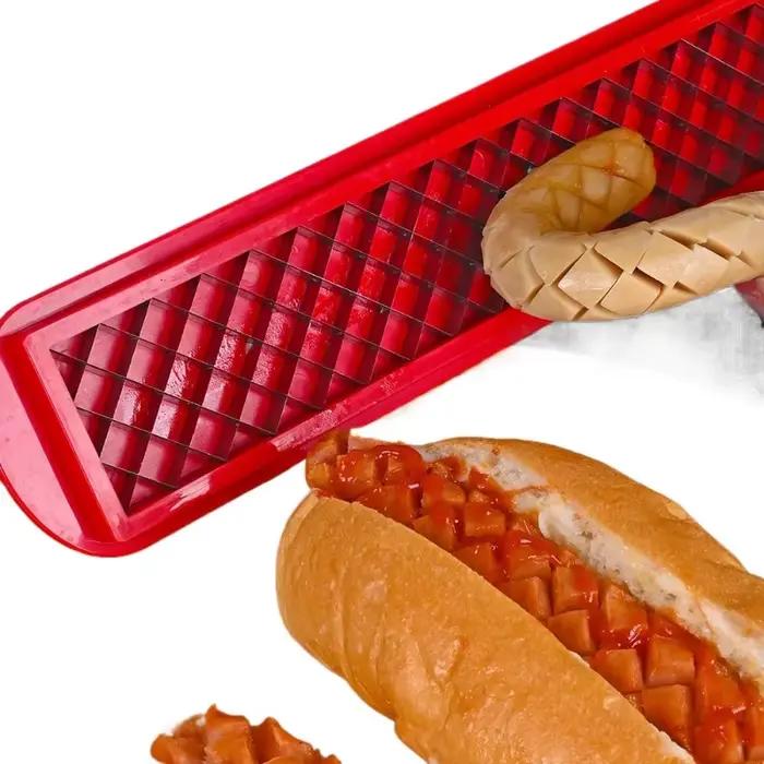 Trancheuses de Hot-Dog pour saucisses de barbecue chaudes