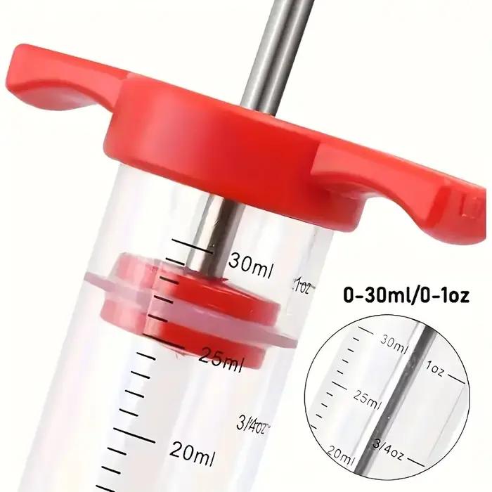 Injecteur de Marinade de Viande de 30ml Outil de Cuisine pour Saveurs Profondes et Plats Juteux Occasions Spéciales à Offrir