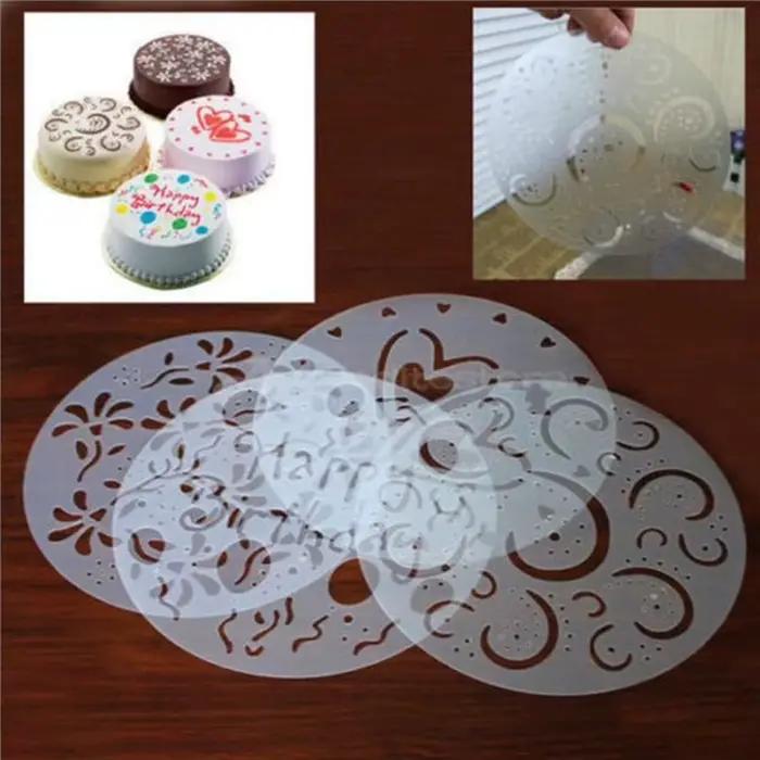 Ensemble de galets à gâteau réutilisables pour la décoration
