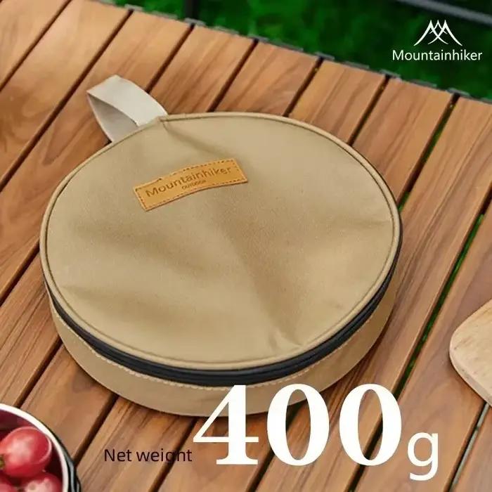 Poêle à Frire Antiadhésive en Acier Inoxydable Portable Compatible Induction pour Camping Randonnée Petits Déjeuners Crêpes Occasions Spéciales