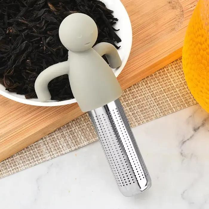 Infuseur à thé en acier inoxydable, accessoire de cuisine pour thé, usage domestique, bar à manger, jardin, pour femmes et hommes, occasions spéciales et quotidiennes
