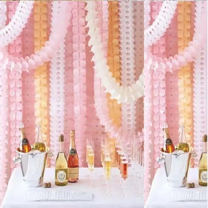 Guirlandes en papier trèfle à quatre feuilles pour mariage anniversaire saint-valentin grand événement décoration de la maison occasions spéciales