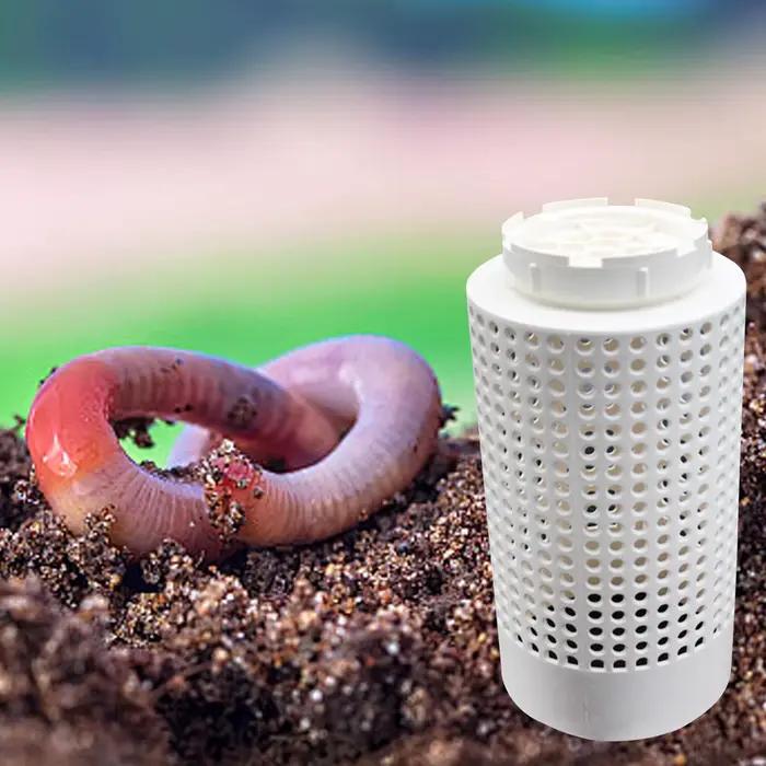 Composteur souterrain pour l'élevage de vers de terre, bac à compost enterré avec filtre de drainage pour jardinières surélevées et cours