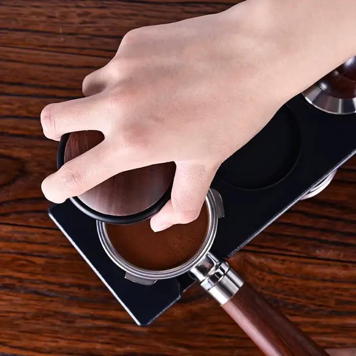 Barista outil expresso doseur support noir blanc ABS Station café frapper boîte multifonction
