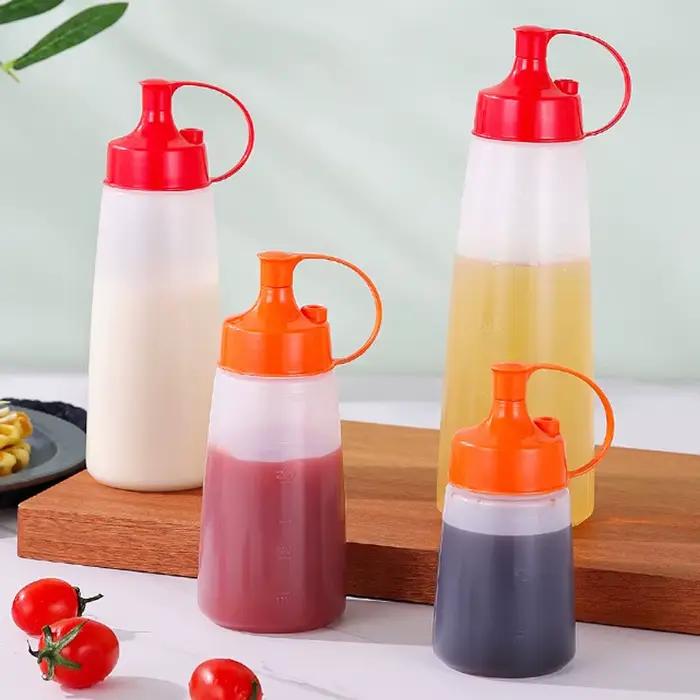 Bouteilles d'huile à condiments à presser