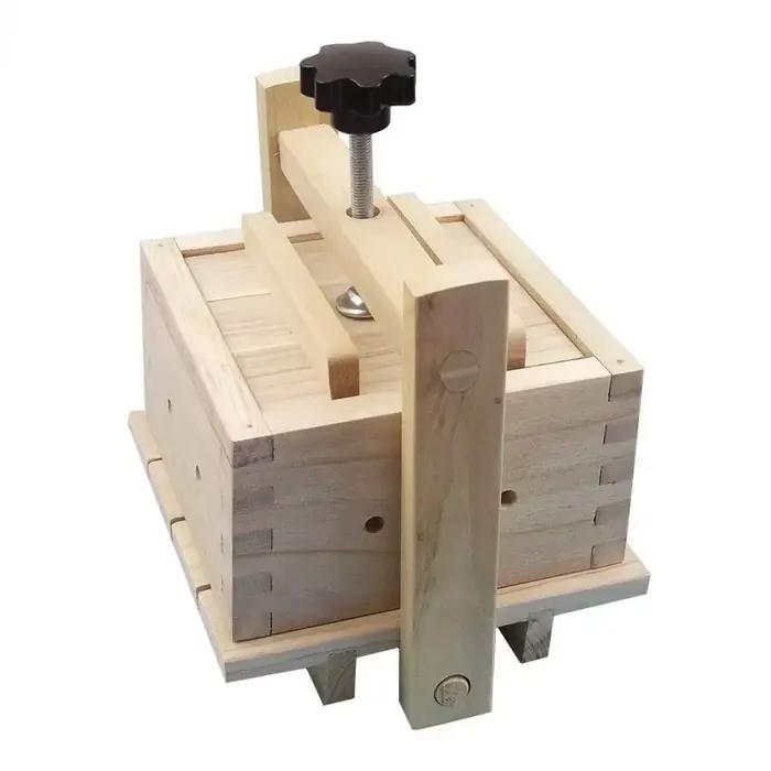 Ensemble de moules à presser le tofu en bois bricolage