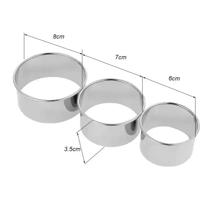 Outil de fabrication de découpe d'emballage de pâtisserie de biscuits ronds