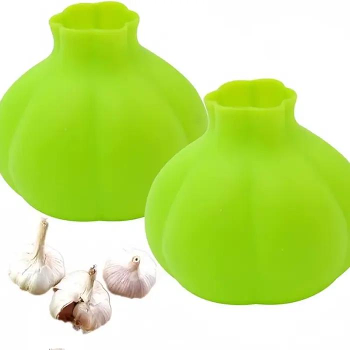 Éplucheur d'ail en Silicone adapté à la cuisine