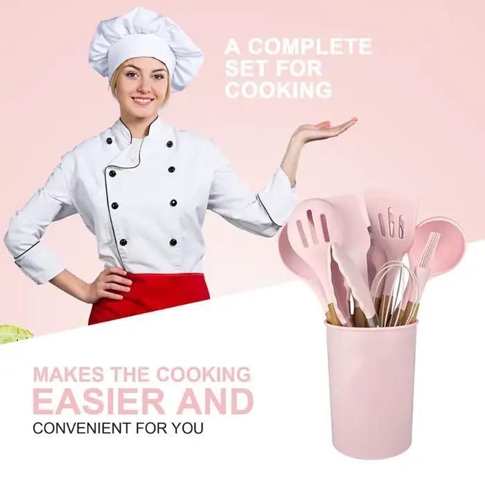 A19F-ustensiles de cuisine en Silicone