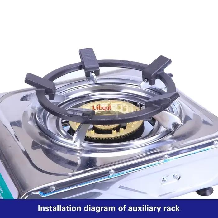 Support de cuisinière à gaz, cadre de four à infrarouge, support circulaire de pot, en fonte, antidérapant, accessoires de four