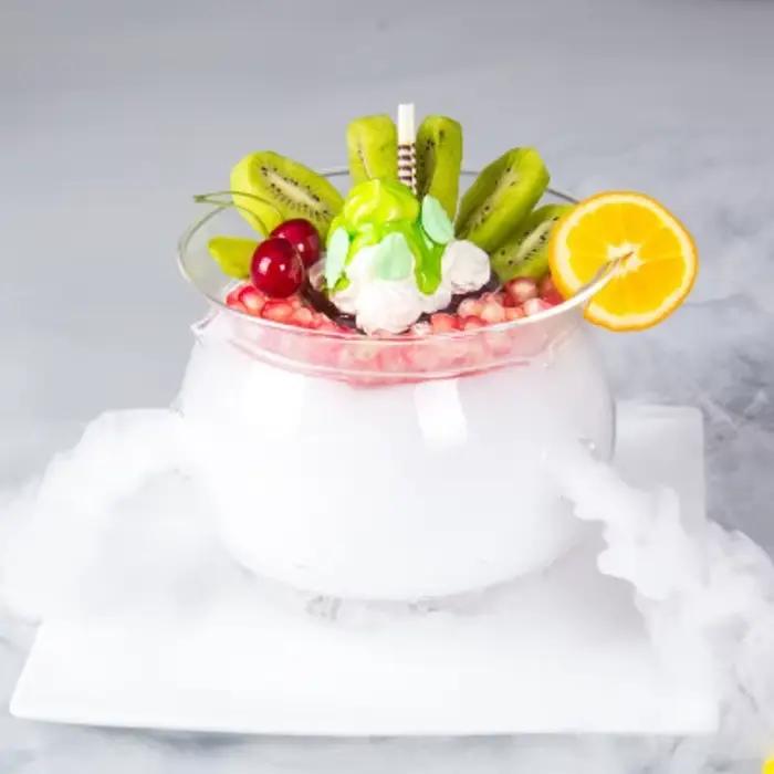 Vaisselle artistique japonaise pour la cuisine, assiette de service, vaisselle de restaurant créative, vaisselle à glace sèche, bol à salade de fruits