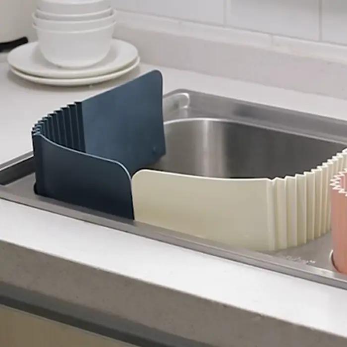Panneau de blocage d'eau pliable pour évier de cuisine : pliable