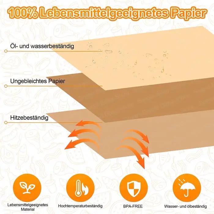 Papier parchemin antiadhésif pour friteuse à air