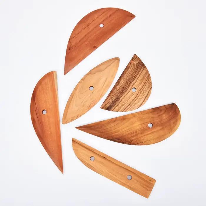 Outils en céramique de grattoir en bois