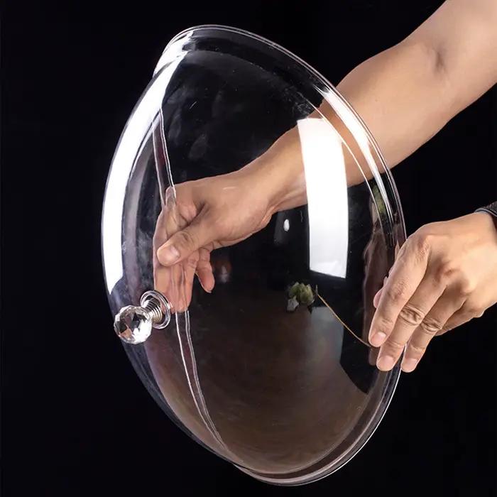 Assiette à Gâteau avec Couvercle Transparent