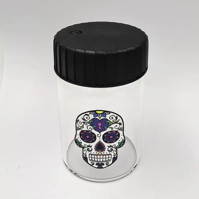 Pot en verre avec pot de stockage