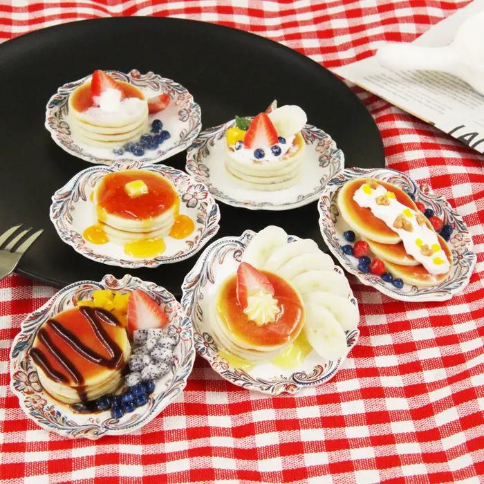 Aimant de réfrigérateur créatif et réaliste en forme de crêpe, modèle miniature hautement réaliste avec de nombreux détails, décoration pour la maison et le bureau, souvenir
