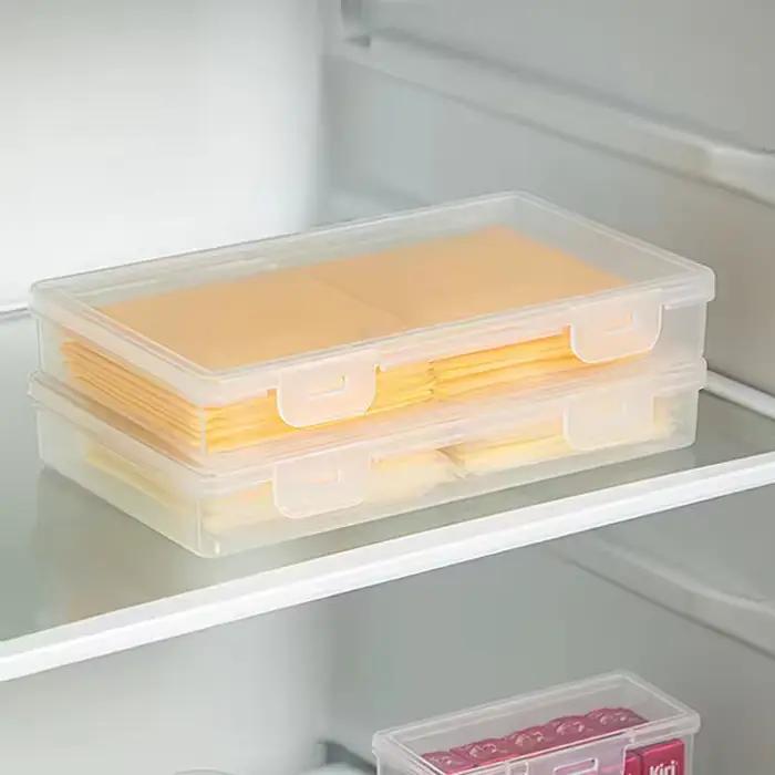 Boîte de rangement de cuisine polyvalente pour tranches de fromage