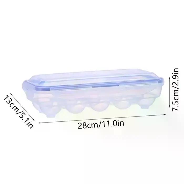 Boîte de rangement pour 10 œufs plateau à œufs transparent organiseur de réfrigérateur distributeur de fraîcheur protection des œufs élégance et praticité pour la cuisine