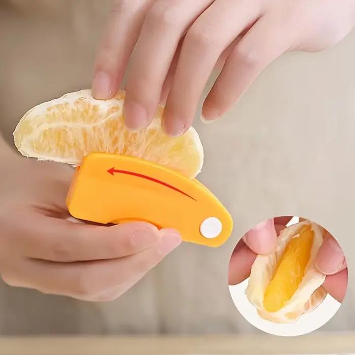 Éplucheur de citron Orange, coupe créative, outil d'épluchage d'orange avec poignée pliante, éplucheur de fruits, outils de fruits et légumes 1/5/10 pièces
