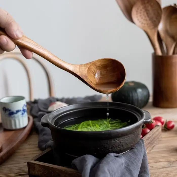 Pelles de cuisine en bois F2