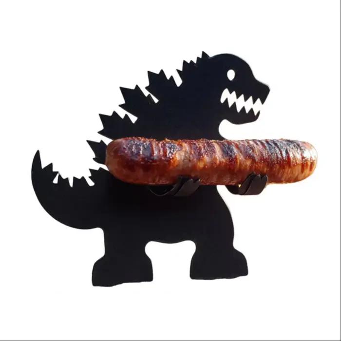 Outil de barbecue en acier robuste pour hot dogs amusants et résistant à la corrosion pour grillades en plein air et occasions spéciales