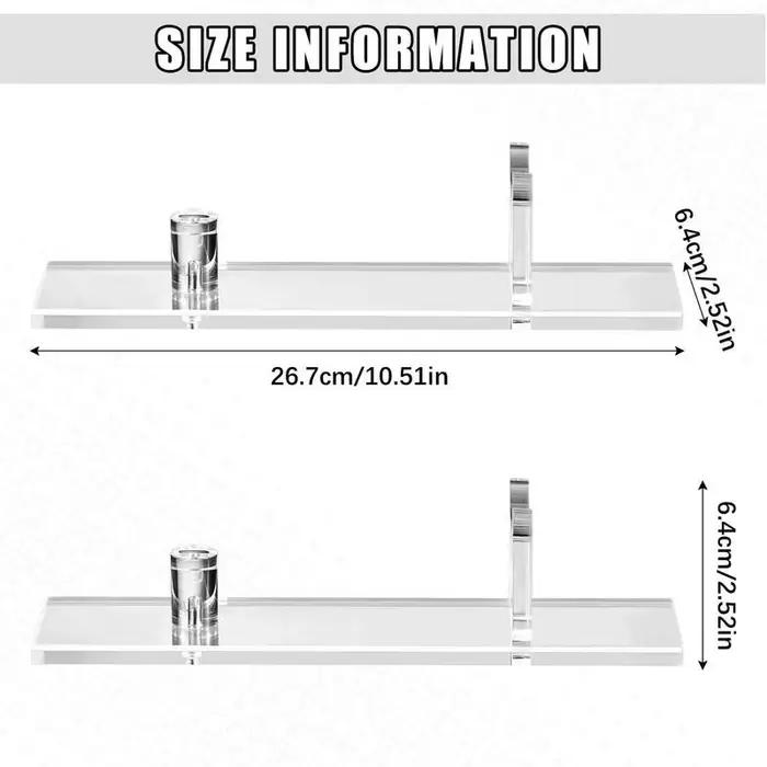 Présentoir de bureau en acrylique opaque avec cadre de support