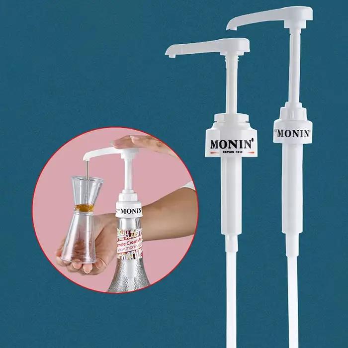 Pompe distributrice de sirop pour café 1 litre, noire, pour sirop Monin, pompe distributrice de jus 10 ml