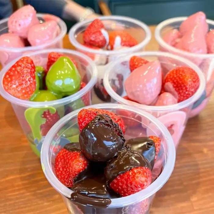 Fraise chocolat enduit dubaï garniture fondre Biscuit bonbons tasse baies doux Brunch Dessert artificiel artisanat modèle 400ml bricolage joie