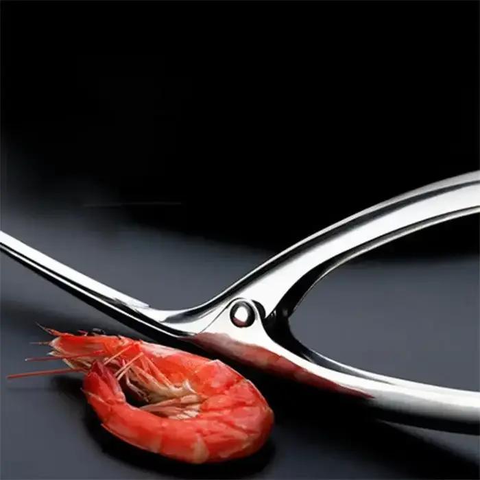Éplucheur de crevettes en acier inoxydable