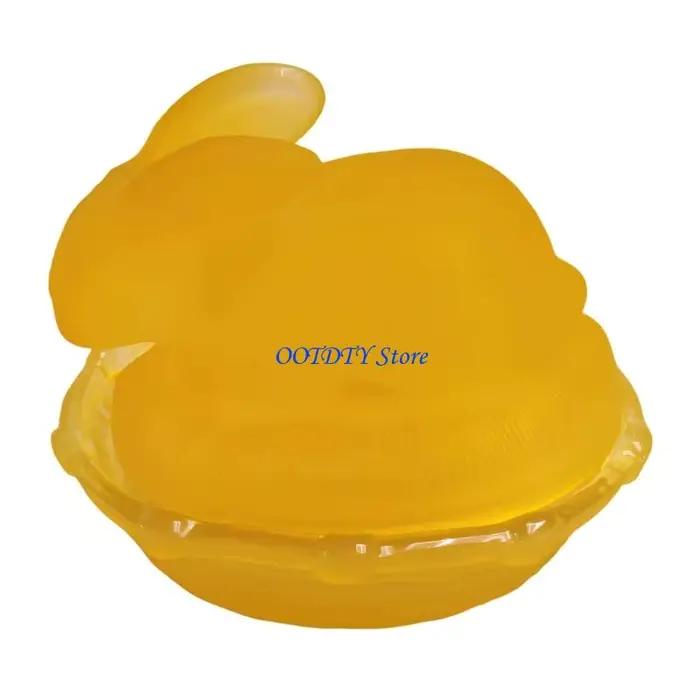 Bol rangement en verre lapin de Pâques pour organiser aliments secs et décorer intérieur élégamment occasions spéciales