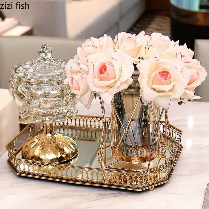 Bocal de rangement en verre nouveau classique post-moderne gris clair pour stockage de thé café collations et bonbons occasions spéciales-decoration-cuisine-pratique-durable