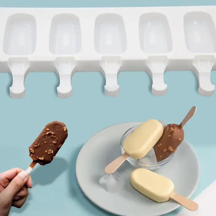Moule à crème glacée en silicone Magnum multi-couleurs pour popsicles originaux et glaçons artistiques occasions spéciales et cadeaux créatifs