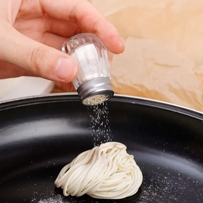 Mini bouteille d'assaisonnement en verre avec couvercle, bocaux à épices pour barbecue, salière à épices Belle, récipient de stockage des aliments, fournitures de cuisine, 10 ml, 15ml