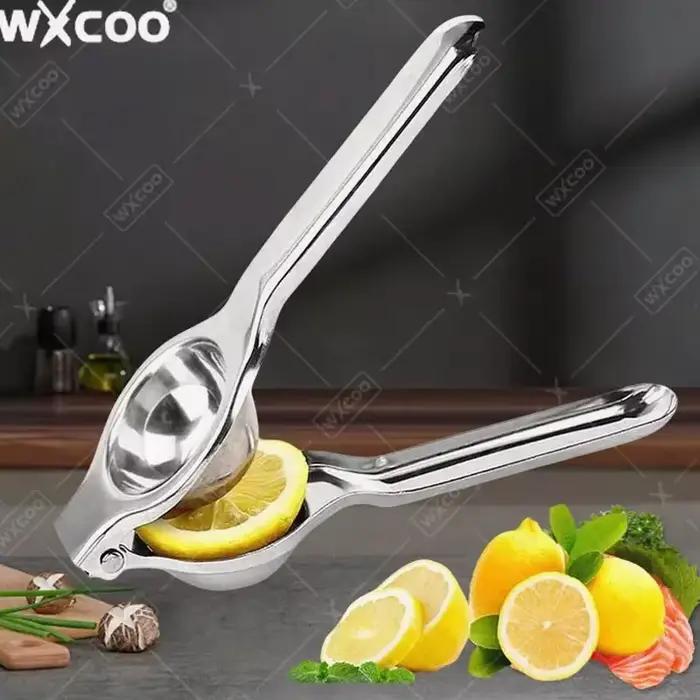 WXCOO presse-citron manuel en acier inoxydable presse-agrumes presse-citron manuel presse-fruits presse-citron accessoires de cuisine
