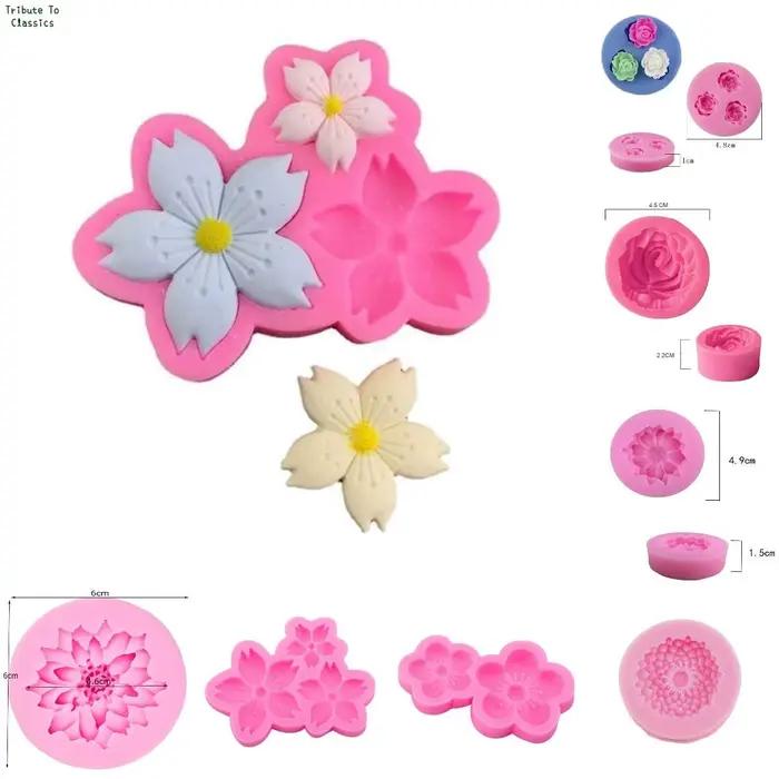 Moule en silicone pour décoration de gâteau