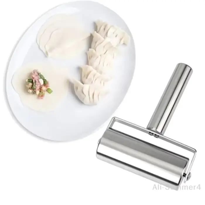 Rouleau à pâtisserie antiadhésif à Double tête en acier inoxydable